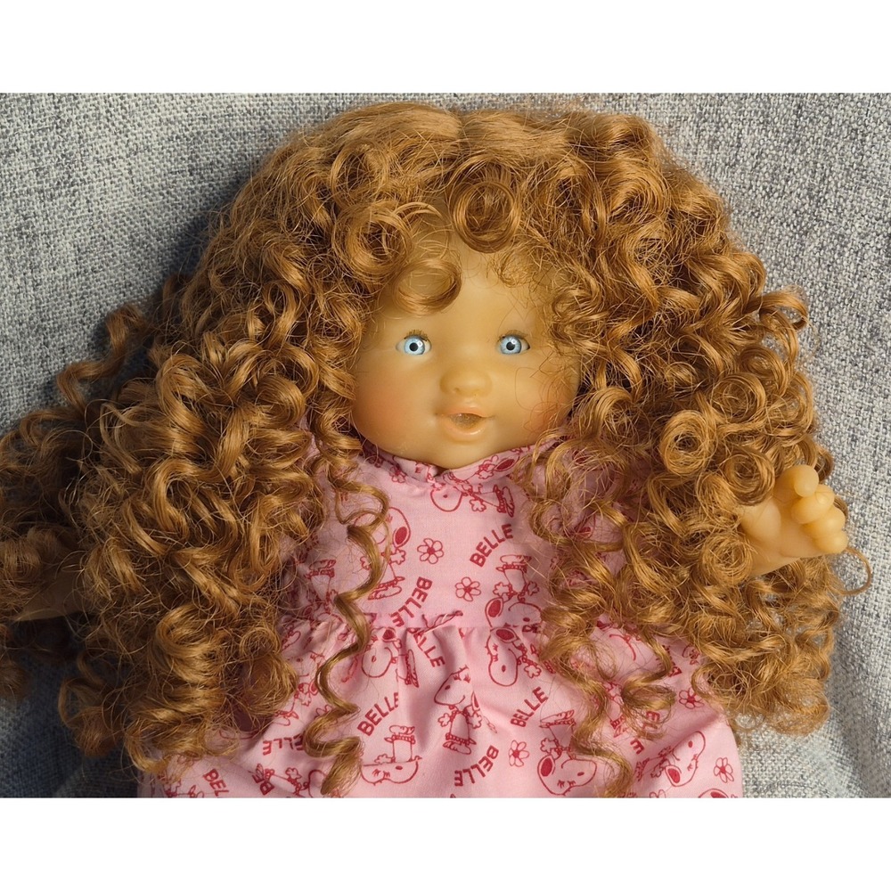 Global Dolls Corp Wig 9-10 "AERIELLE" Carrot Red Long Curly NEW